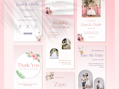 Wedding Card Invitation bouquet canva card celebration couple decoration elegant flower greeting instagram post invitation invite love luxury marriage party romantic social media template wedding