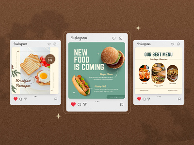 Food Heritage American Social Media Template