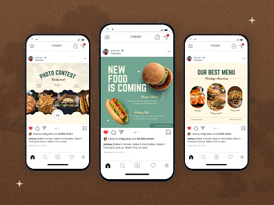 Fast Food Special Discount Social Media Template design graphic design illustration ui