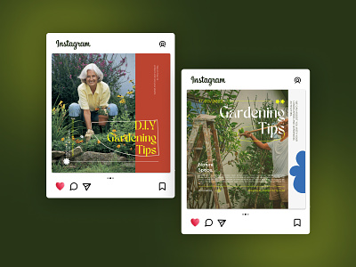 Gardening Canva Template aesthethic canva garden gardening green instagram plant simple