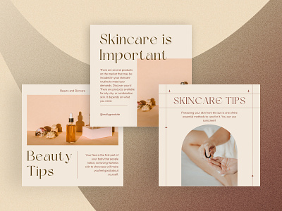 Skincarae and Beauty Canva Post