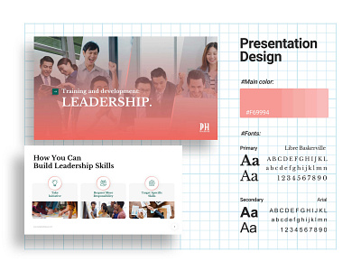 Pink presentation design business design google slides powerpoint presentation template