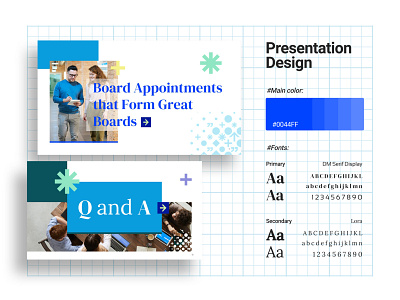 Attractive presentation design