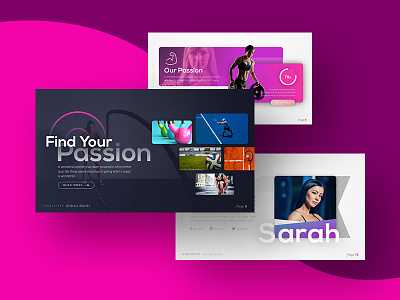 Vortifity Powerpoint Template business champion competition cool design fitness fresh powerpoint presentation professional sport template