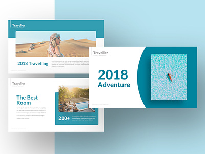 Free Traveller Powerpoint Template