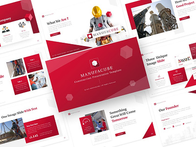 Manufacube – Construction Powerpoint and Keynote Template