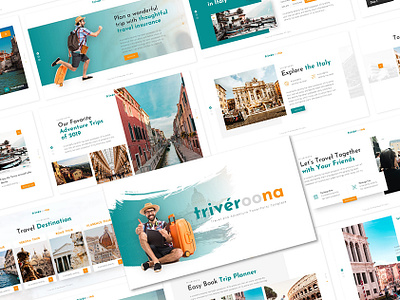 Triveroona – Vacation Pitch Deck/Presentation adventure design google slides journey keynote pitchdeck powerpoint presentation slides travelling trip vacation world