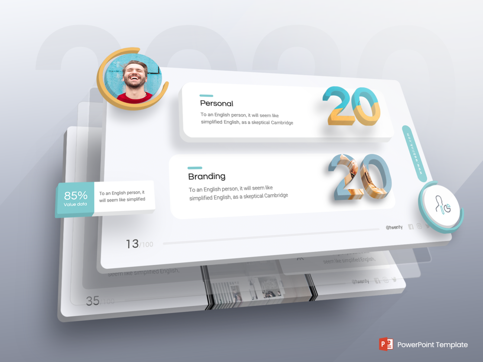 Powerpoint Presentation Template Design from cdn.dribbble.com