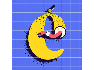 Dribbble2 art beautiful colour design illustration letering letter typography worm