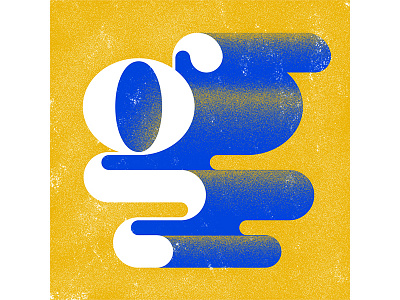 36 Days Of Type G art color design illustration letter light noise old retro style typo typography