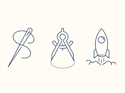 Three Icons icon icons illustration vector