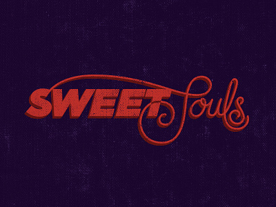 Sweet Souls calligraphy gallery gotham hand lettering logo logotype script souls sweet texture typography