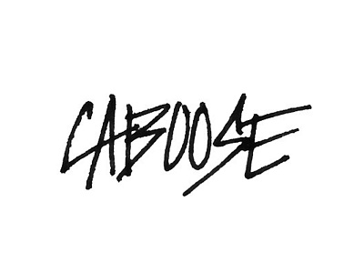 Caboose calligraphy design graphic design hand lettering ink pen pen and ink