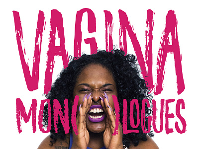 Vagina Monologues Title Design