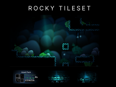 Rocky Tileset - 2D Platformer