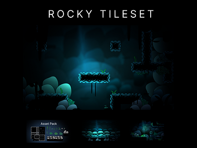 Rocky Tileset - 2D Platformer