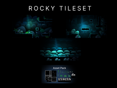 Rocky Tileset - 2D Platformer