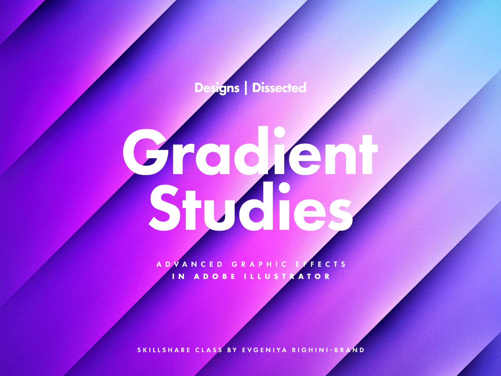 Designs Dissected: Gradient Studies abstract adobe illustrator color digital art digital illustration geometry gradients graphic design minimalist skillshare teaching tutorial vector vector art