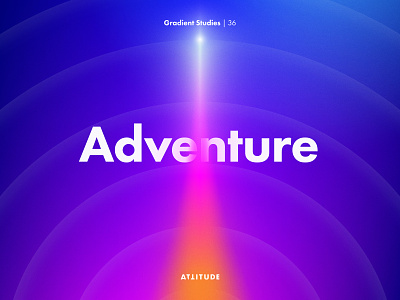 Gradient Studies: Encore – Adventure abstract adobe illustrator color gradient illustration minimalist space vector