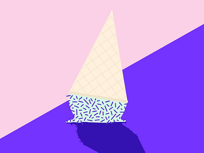 Bugger! humor ice cream illustration minimalist modern patterns tutorial vector
