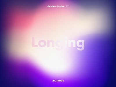 Gradient Studies: Longing abstract blur color gradient longing minimalism typography vector