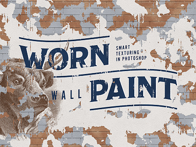 Worn Wall Paint Texturing Effects in Photoshop