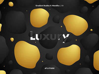 Gradient Studies II: Luxury black color gradient metallic minimalism pattern simplicity typography vector