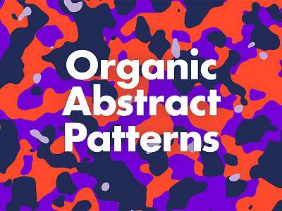 Organic Abstract Patterns color experiment modern organic pattern skillshare trendy typography