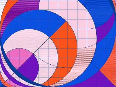 Geometry + Patterns VIII abstract color geometry graphics grid illustrator minimalist pattern vector