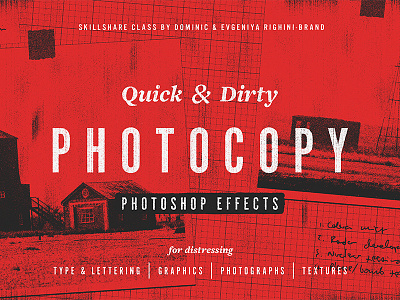 Quick & Dirty Photocopy Effects in Photoshop