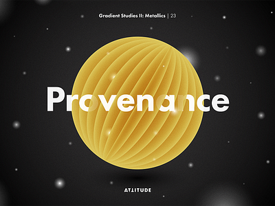 Gradient Studies II: Provenance