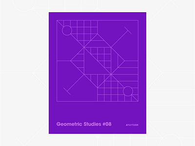 Geometric Studies #08 1980s abstract avant garde blueprint digital duotone geometric art geometric grid grid design grids line art linear design minimalist pattern poster retro typography vector
