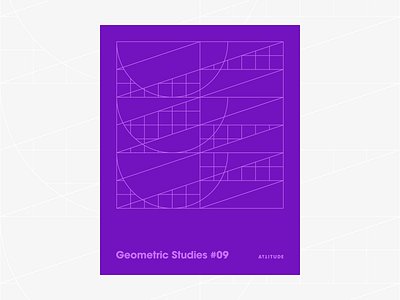 Geometric Studies #09 1980s abstract avant garde blueprint digital duotone geometric art geometric grid grid design grids line art linear design minimalist pattern poster retro typography vector