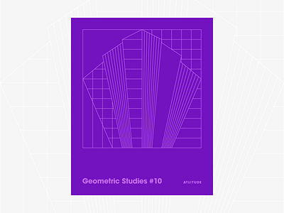 Geometric Studies #10 1980s abstract avant garde blueprint digital duotone geometric art geometric grid grid design grids line art linear design minimalist pattern poster retro typography vector