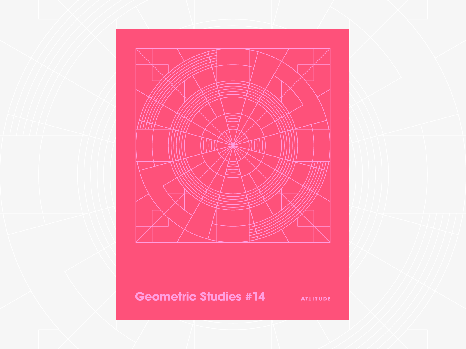 Geometric Studies #14 1980s abstract avant-garde blueprint digital duotone geometric art geometric grid grid design grids line art linear design minimalist pattern poster retro typography vector
