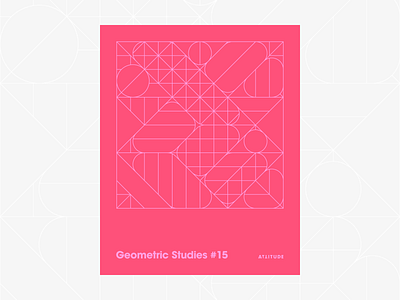 Geometric Studies #15 1980s abstract avant garde blueprint digital duotone geometric art geometric grid grid design grids line art linear design minimalist pattern poster retro typography vector