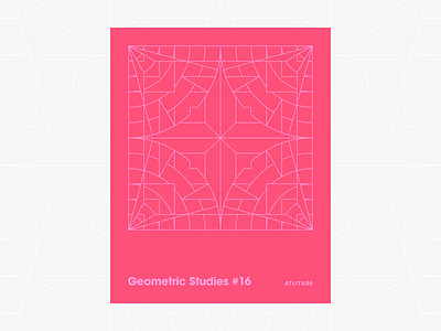 Geometric Studies #16 1980s abstract avant garde blueprint digital duotone geometric art geometric grid grid design grids line art linear design minimalist pattern poster retro typography vector
