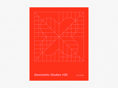 Geometric Studies #20 1980s abstract avant garde blueprint digital duotone geometric art geometric grid grid design grids line art linear design minimalist pattern poster retro typography vector