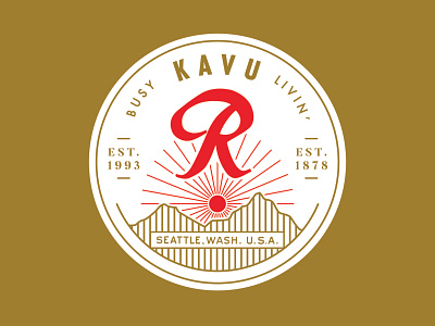 KAVU + Rainier Beer Hat Patch 2