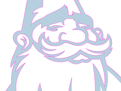 Gnomeday character illustration inkstatic mascot vector