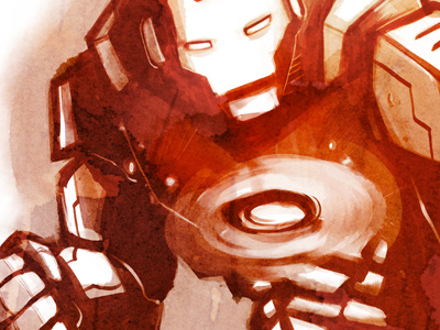 Hanging out with Iron Man+ character comics digital illustration inkstatic iron man photoshop