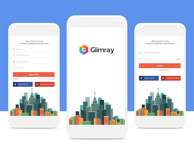 Glimray Login UI