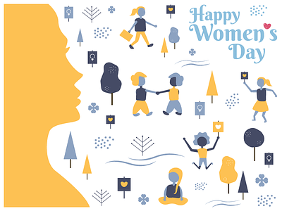 Happy Women's Day 2018 design designposter environment graphic women