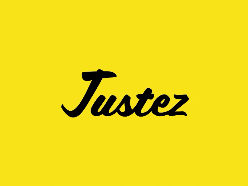 Logo animation for splash screen animation flinto insurance juster justez lettering logo motion typography