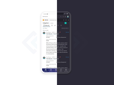 CC Dark theme cc claim colony exzeo flinto insurance insurance app mobile ui mobile uiux mobileui product product design responsive design ui uiux design uiuxdesign website design