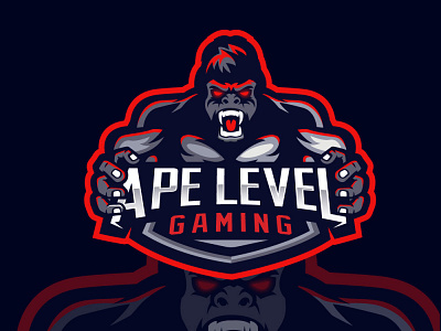 Ape Gaming design graphic design illustration logo sportlogo typography vector