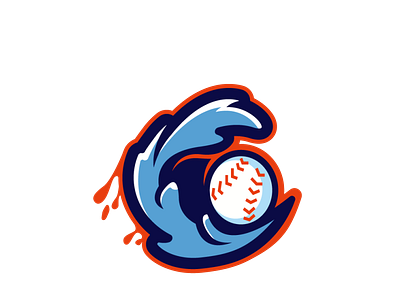 "C" Abstract Baseball logo design graphic design illustration logo sportlogo typography vector