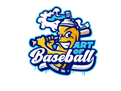 Art of Baseball design graphic design illustration logo sportlogo typography vector