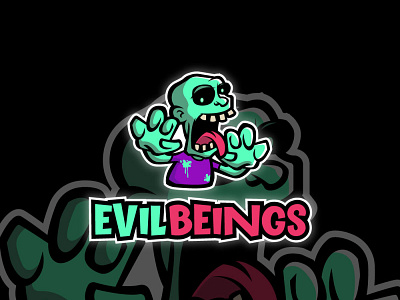 Evil Beings design graphic design illustration logo sportlogo typography vector