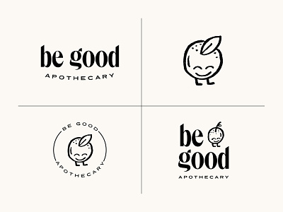 Be Good Apothecary WIP branding design identity identity design logo typography